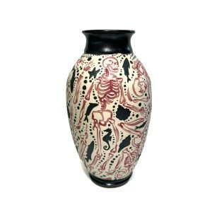 “Red Tide” Ceramic Vase Collaboration with Jeff Rossini
