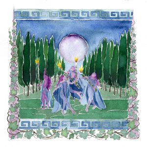 Maenads Digital Fine Art Print